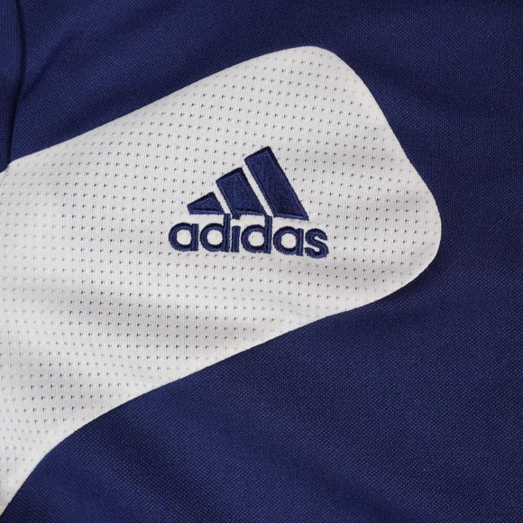 Adidas Soccer Jacket Men's Blue White East End Football Club Climacool Track - Picture 3 of 14